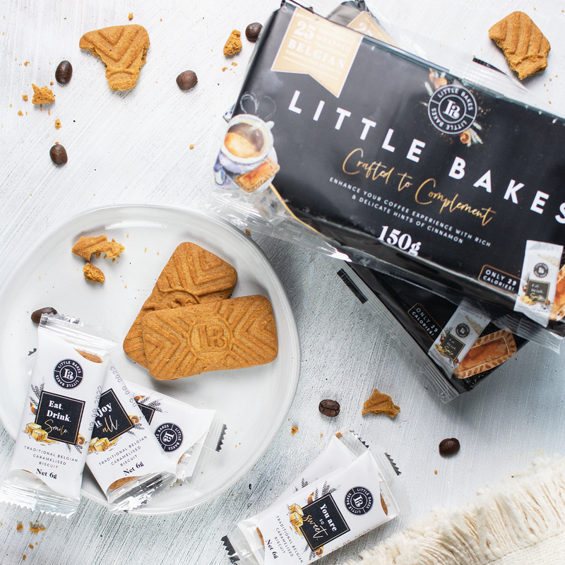 Little Bakes Traditional Belgian Caramelised Biscuits Carton